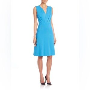 Elie Tahari Blue Elicia A-Line Dress SZ 6